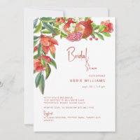 Colorful Pomegranate Tuscan Red Bridal
