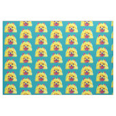 Colorful Pomeranian Stof (Fat Quarter)