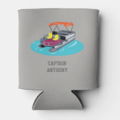 Colorful Pontoon Boat Persoonlijke Koelbox Blikjeskoeler (Voorkant)