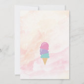 Colorful Pool Party Birthday Invitation Kaart (Achterkant)