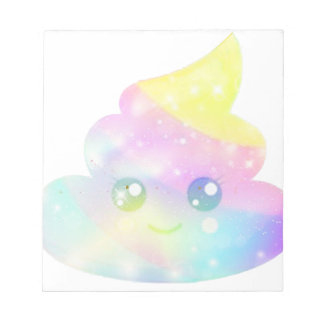 Colorful Poop Emoji Notitieblok