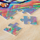Colorful Pop Art Dachshund Legpuzzel (Zijkant)