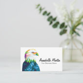 Colorful Pop Art Eagle Visitekaartje (Staand voorkant)