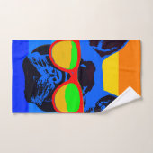 Colorful Pop Art French Bulldog Bad Handdoek (Handdoek)