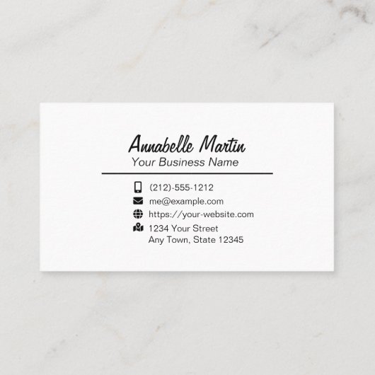 Colorful Pop Art French Bulldog Visitekaartje (Achterkant)