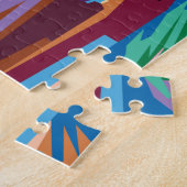 Colorful Pop Art Horse Portret Legpuzzel (Zijkant)