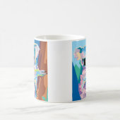 Colorful Pop Art Koala Portret Koffiemok (Center)