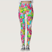 Colorful Pop Art Leggings (Voorkant)