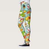 Colorful Pop Art Leggings (Links)