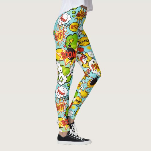 Colorful Pop Art Leggings (Rechts)