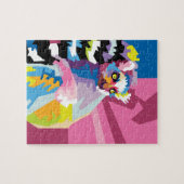 Colorful Pop Art Lemur Portret Legpuzzel (Horizontaal)