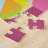 Colorful Pop Art Lemur Portret Legpuzzel (Zijkant)