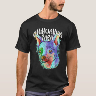 Colorful Pop Art Portrait Chihuahua Dog Vader Vade T-shirt