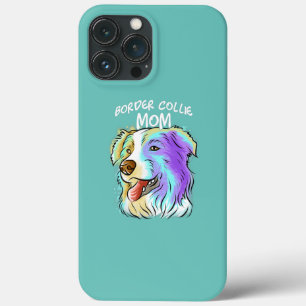 Colorful Pop Art Portret Border Collie Dog mama Case-Mate iPhone Case