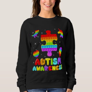 Colorful Pop It Fidget Toys Autism Awareness Autis Trui
