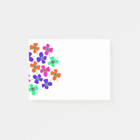 Colorful Poppies Post-it Notes (Voorkant)