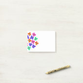 Colorful Poppies Post-it Notes (Op bureau)