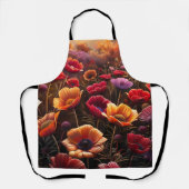 Colorful Poppies Schort (Voorkant)