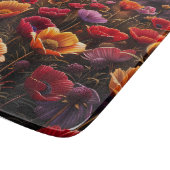 Colorful Poppies Snijplank (Hoek)
