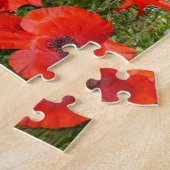 Colorful Poppy Field en Butterflies Legpuzzel (Zijkant)