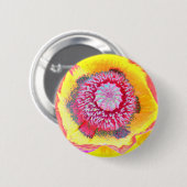 Colorful Poppy Ronde Button 5,7 Cm (Voorkant /achterkant)