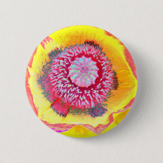 Colorful Poppy Ronde Button 5,7 Cm
