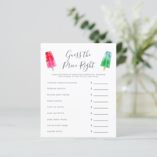 Colorful Popsiche raadt het prijsspel goed (Staand voorkant)