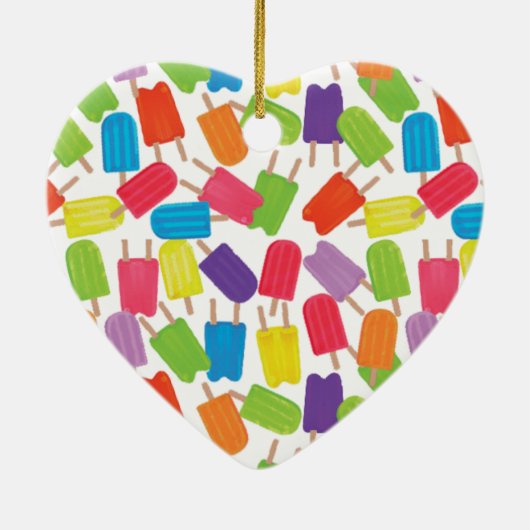 Colorful Popsicles! Keramisch Ornament (Achterkant)