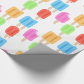 Colorful Popsitern Patroon Cadeaupapier (Hoek)