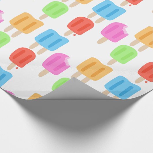 Colorful Popsitern Patroon Cadeaupapier (Hoek)