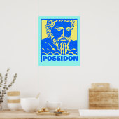 Colorful Poseidon Print (Keuken)