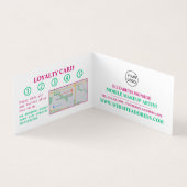 Colorful Powder, Makeup Artist, Loyalty Card Visitekaartje (Binnen)