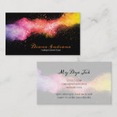 Colorful Powders Yarn Dyeing Visitekaartje (Voorkant / Achterkant)