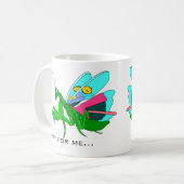 Colorful Praying Mantis Koffiemok (Voorkant links)