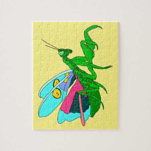 Colorful Praying Mantis Legpuzzel (Verticaal)