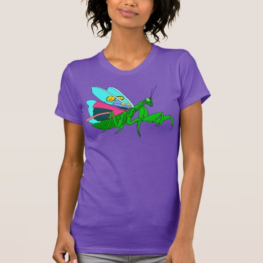 Colorful Praying Mantis T-shirt (Voorkant)