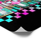 Colorful Preppy Nutcracker Design For Christmas Lo Poster (Hoek)