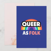 Colorful Pride Logo | Love & Unity Design Kaart (Voorkant / Achterkant)