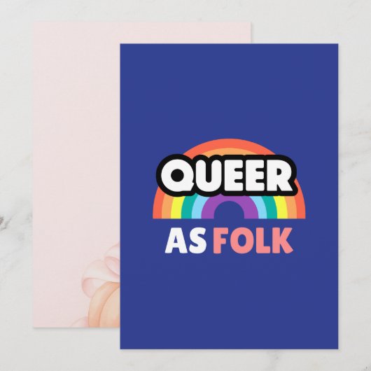 Colorful Pride Logo | Love & Unity Design Kaart (Voorkant / Achterkant)