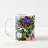 Colorful primros print koffie-mok koffiemok (Links)