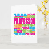 Colorful Professor Kaart (Gele Bloem)