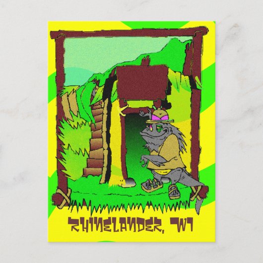 COLORFUL PROMO TRAVEL Hodag Country BRIEFKAART (Voorkant)