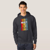 Colorful Proud Hockey Coach Hoodie (Voorkant volledig)