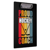 Colorful Proud Hockey Coach Klembord (Rechts)
