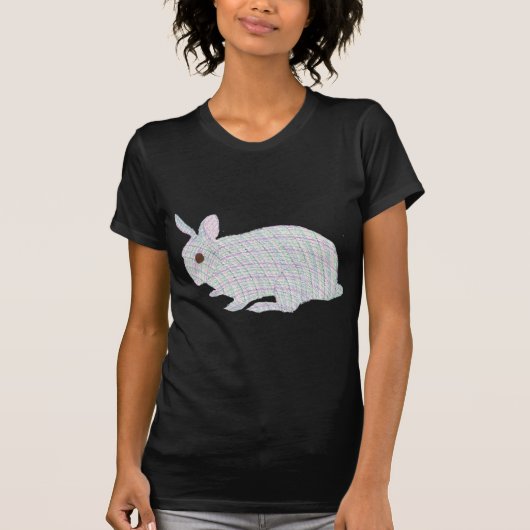 Colorful Pset Bunny Rabbit Tshirts (Voorkant)