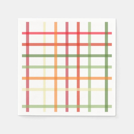 Colorful Pset Paper Napkin Servet (Voorkant)