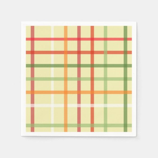 Colorful Pset Paper Napkins Servet (Voorkant)