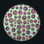 Colorful Psych Spots   uw achtergrond en idee Dartbord<br><div class="desc">Funny Pattern Design by EDDA Fröhlich/EDDArt | Basis: Geometrische eenheden of gekleurde vormen,  Stippen,  punten,  rasters enz. voor kunstlagen | U mist andere kleuren of producten met dit ontwerp? Neem contact met mij op: contact@eddart.de</div>