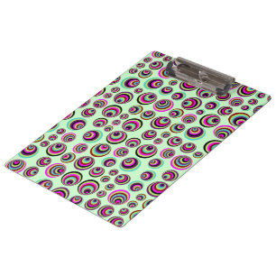 Colorful Psych Spots + uw achtergrond en idee Klembord