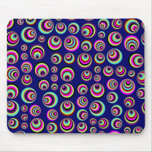 Colorful Psych Spots + uw achtergrond en idee Muismat